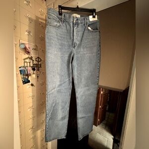 Abercrombie & Fitch Denim Straight Leg Jeans Xtra Long